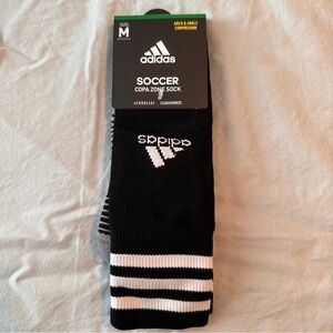 NWT Adidas Copa Zone Soccer Socks Black Medium